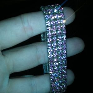 Pink ice bracelet
